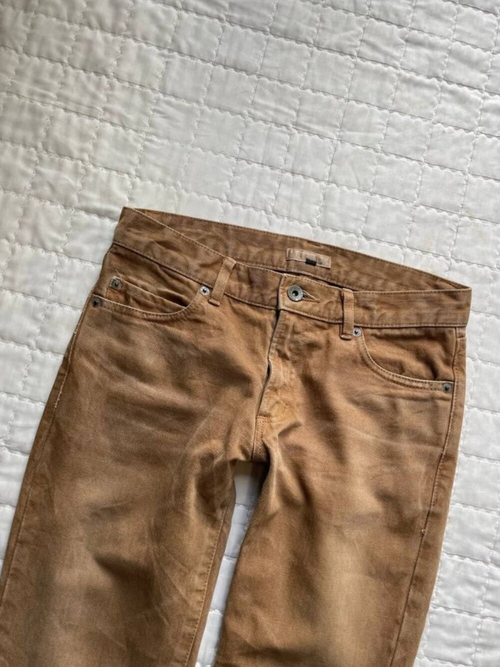 Women's Brown Bootcut Corduroy Pants - Picture 3 of 5